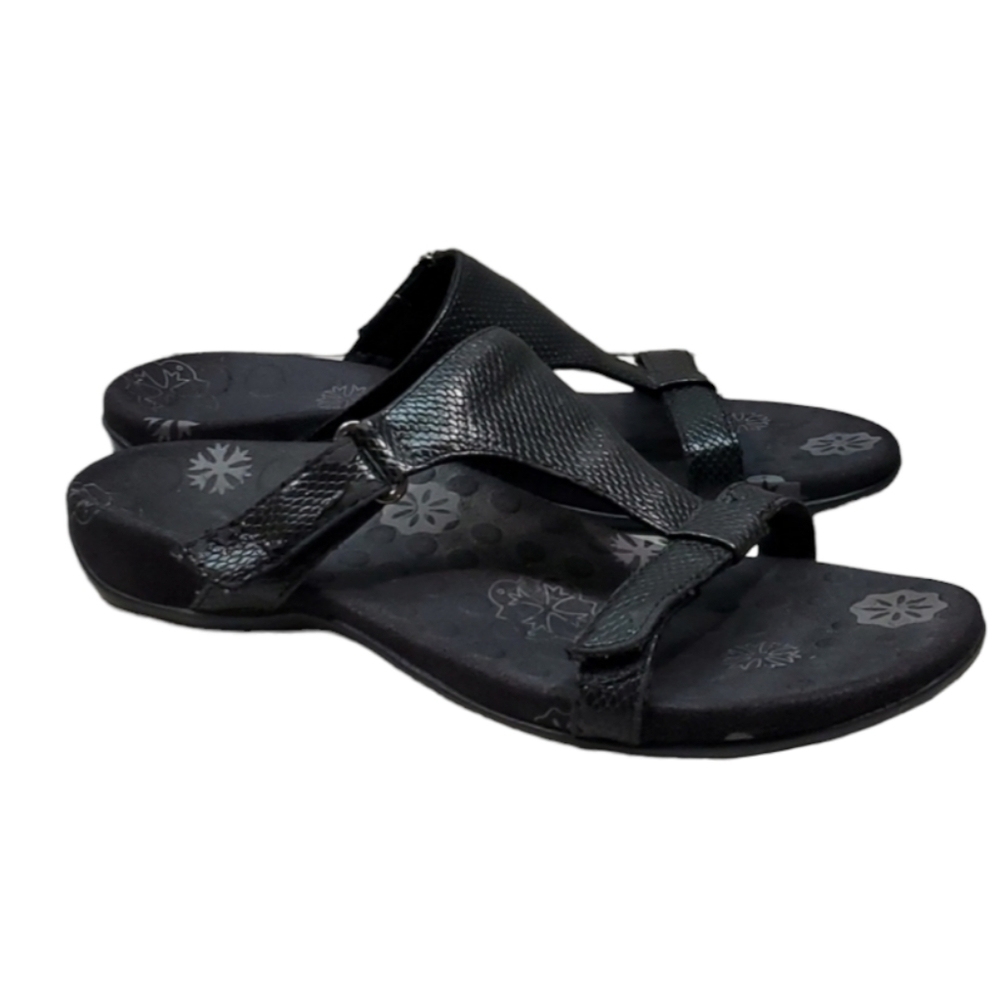 Vionic Orthaheel Womens Comfort Sandals Flats Flip flop shoes sz 8